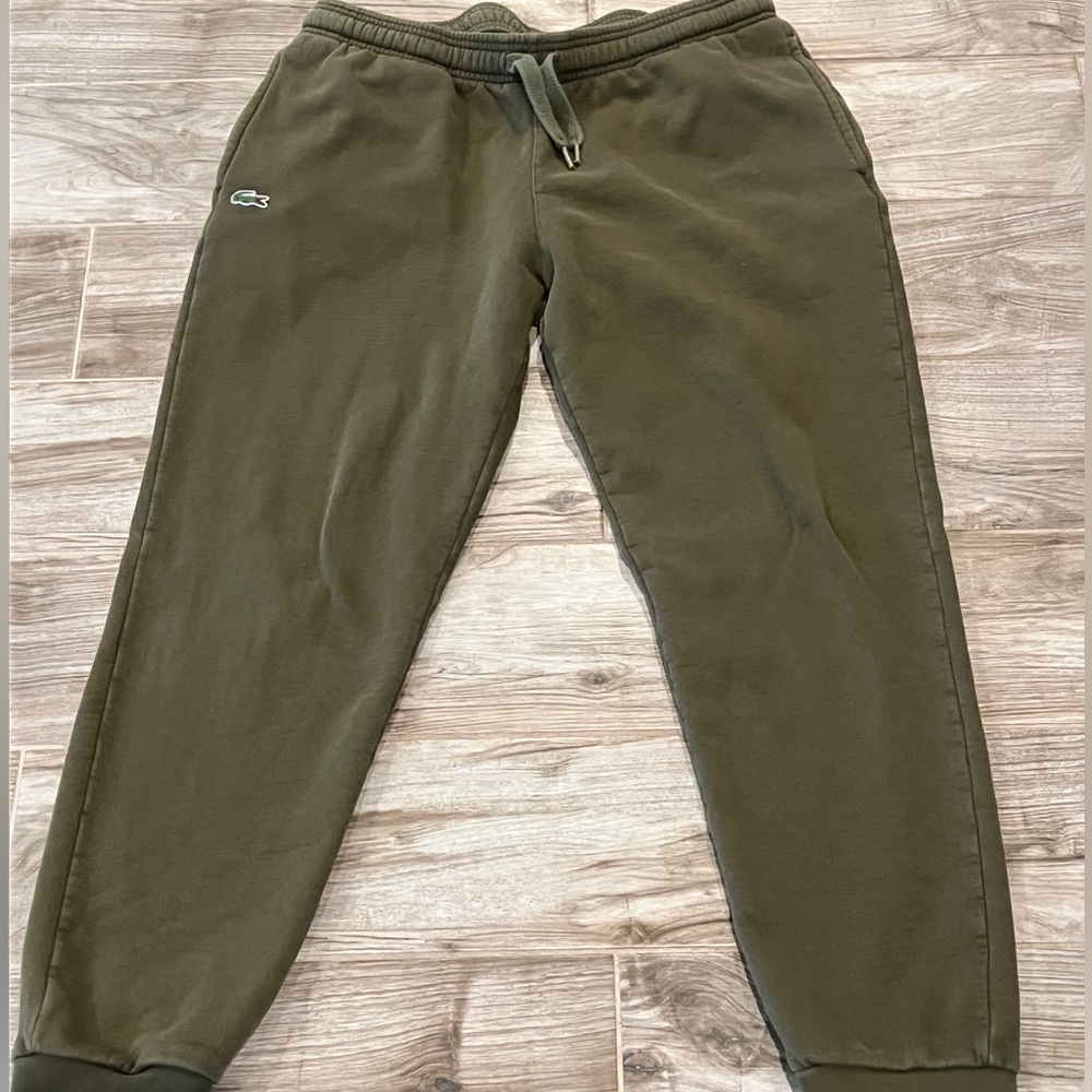 Green Lacoste Sweatpants Used